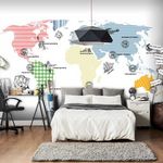 Paris Prix Papier Peint  Cosmopolitan. Coloris disponibles : Multicolore