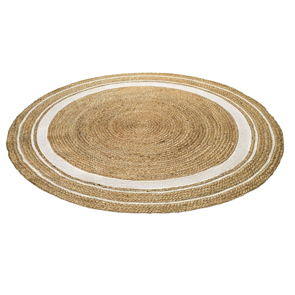 Rendez vous déco Tapis rond ∅120cm en jute-Blush