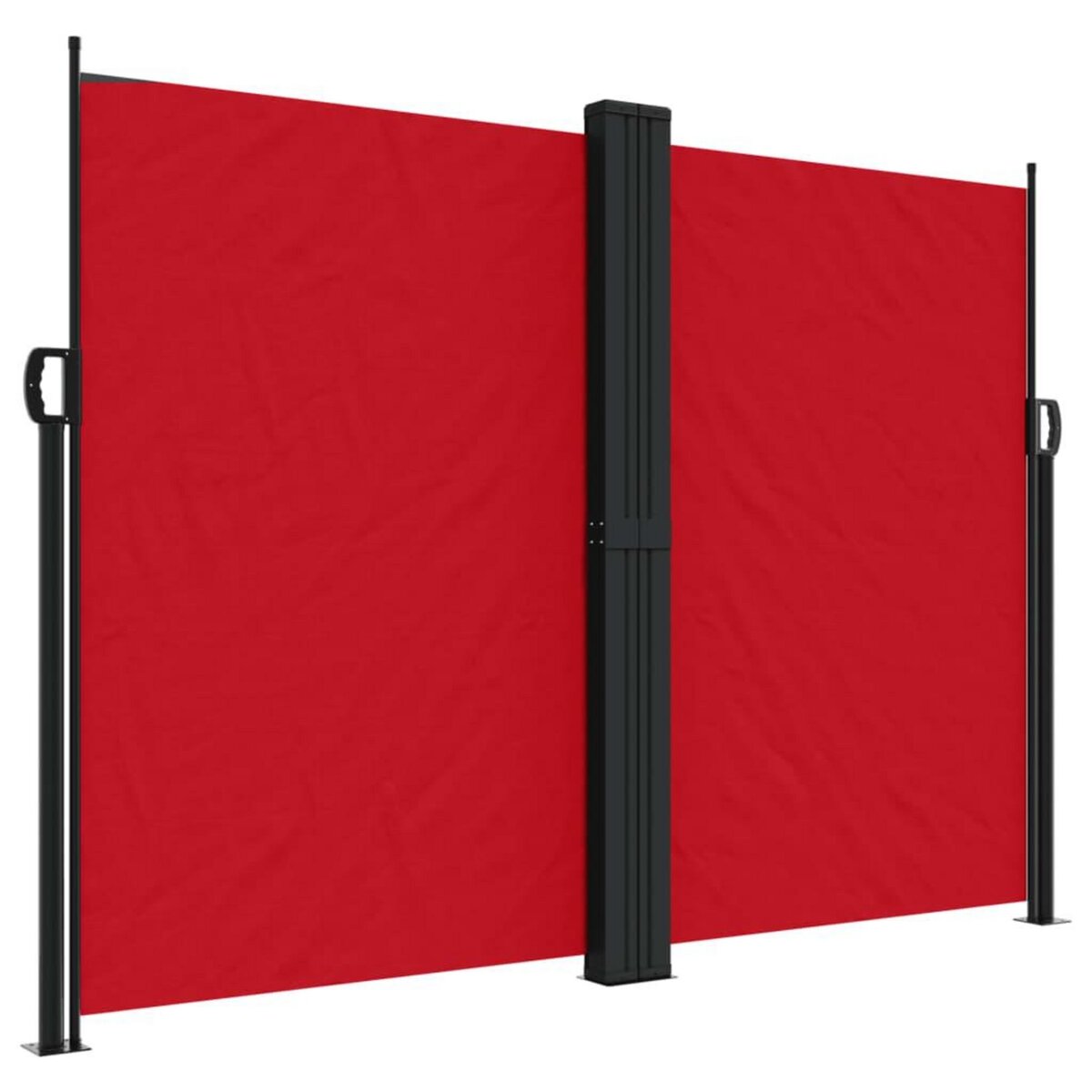 VIDAXL Auvent lateral retractable rouge 180x600 cm