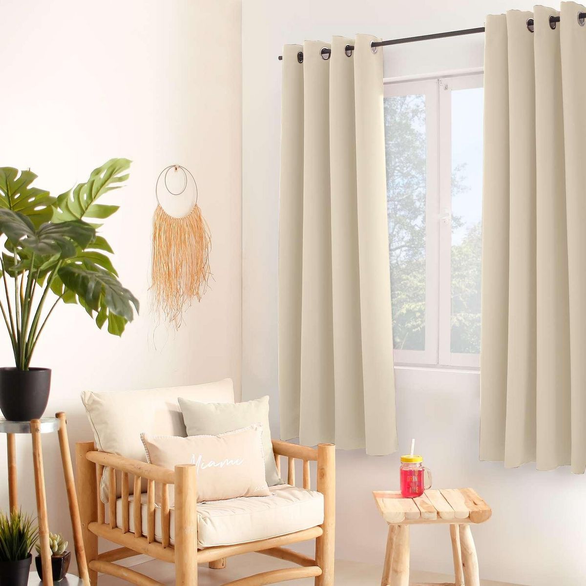 TOILINUX Rideau thermique Glacier