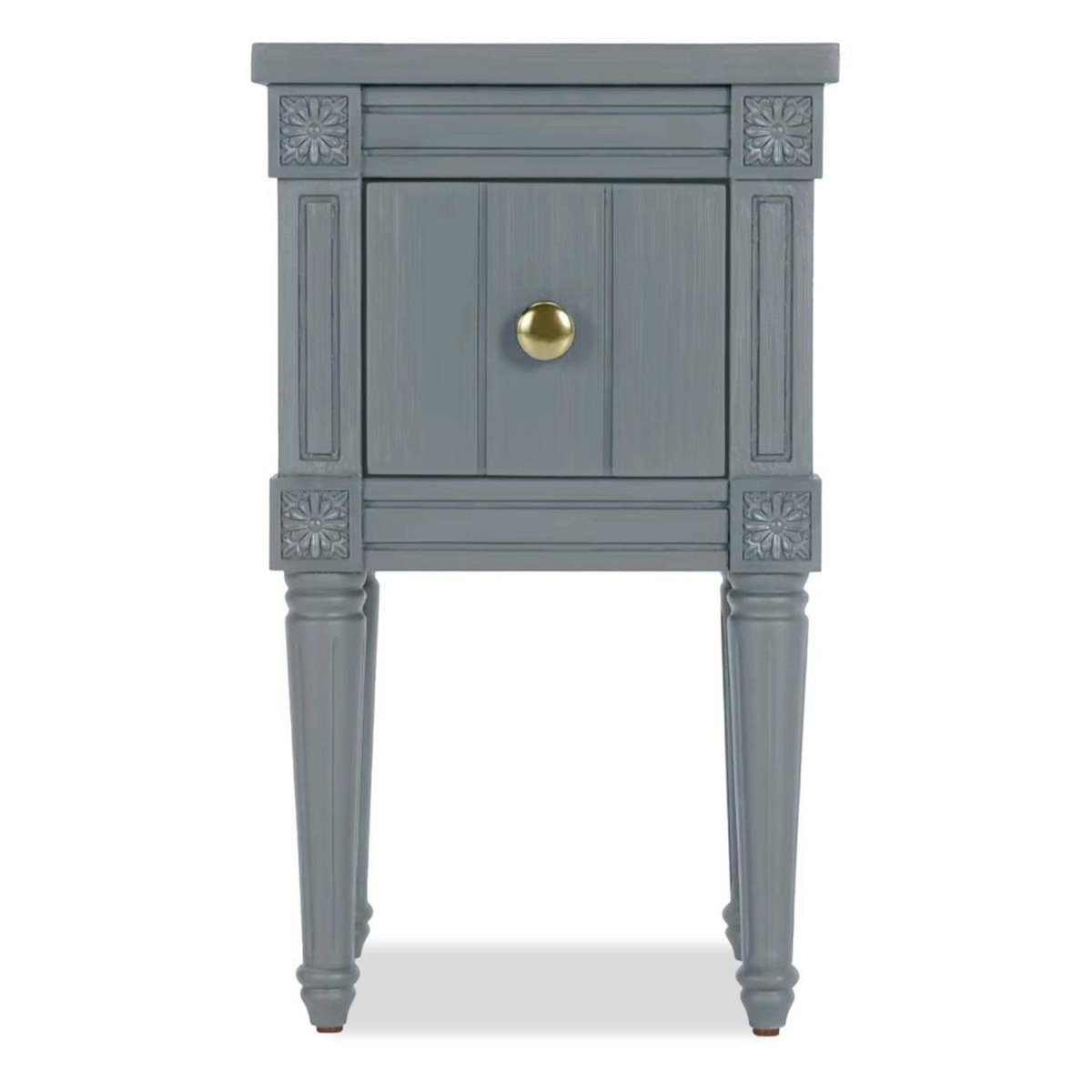 Paris Prix Lot de 2 Tables de Chevet  Franky  58cm Gris Bleu