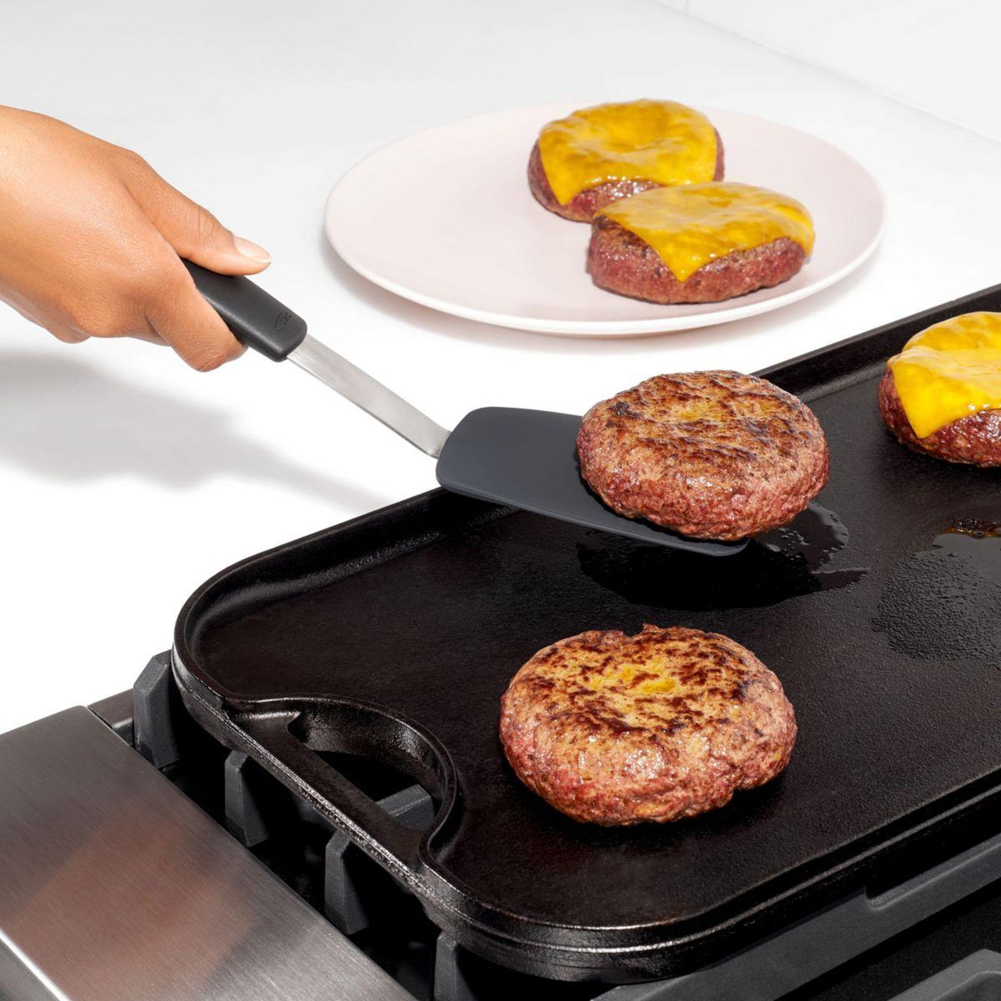 Voir la diapositive 4 : OXO Spatule flexible en silicone