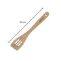 Voir la diapositive 5 : Fackelmann Lot de 3 ustensiles de cuisine en bois dont 2 spatules et une cuillère Fackelmann Nature