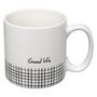 Voir la diapositive 4 : SECRET DE GOURMET Lot de 4 Mugs & Rack Design  Life  24cl Blanc