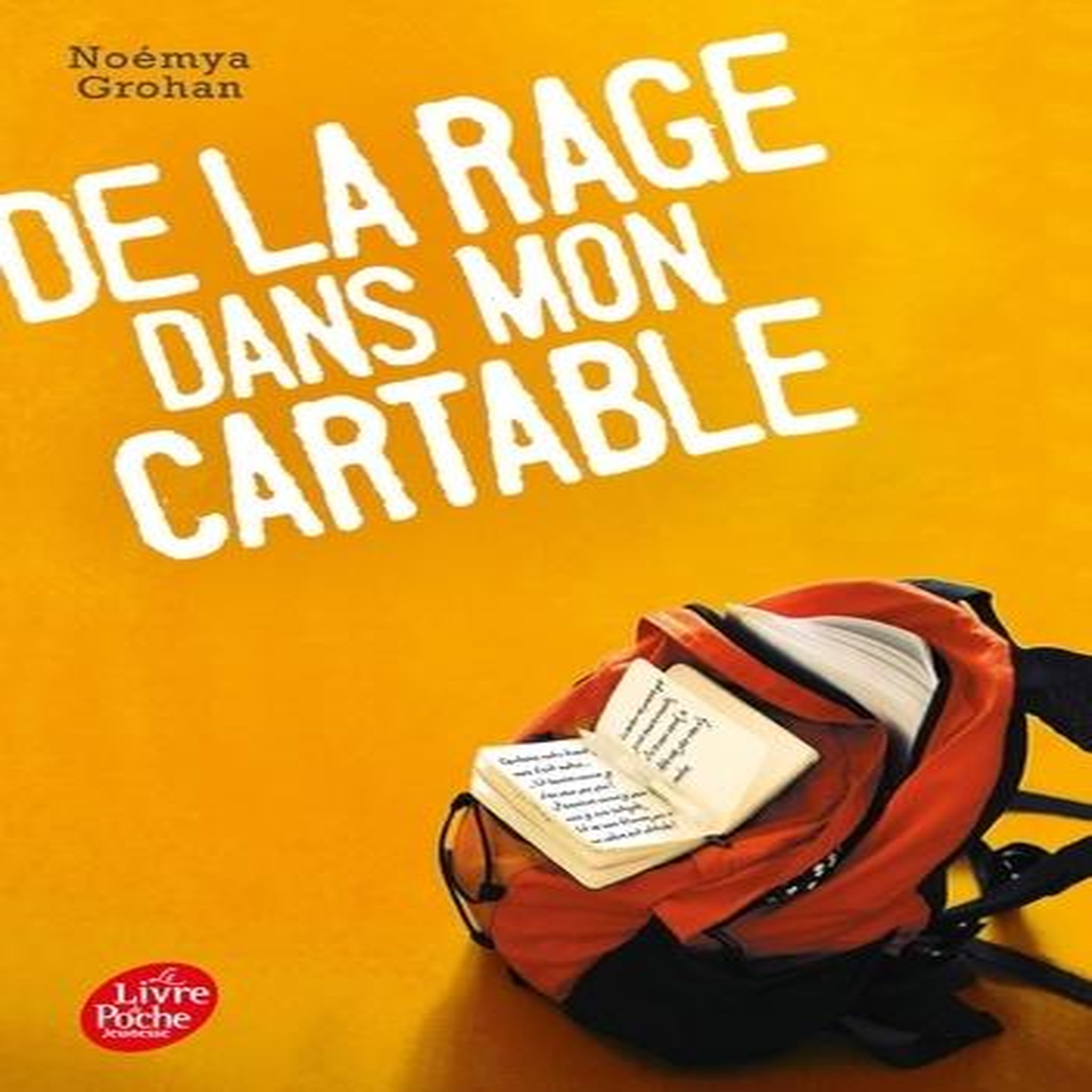 DE LA RAGE DANS MON CARTABLE, Grohan Noémya