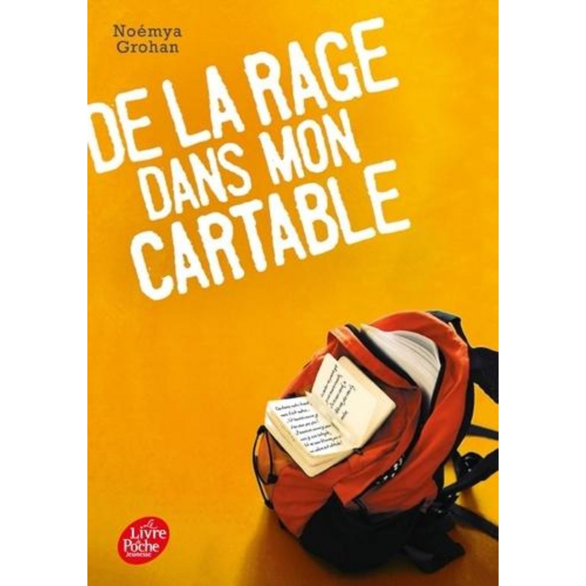 DE LA RAGE DANS MON CARTABLE, Grohan Noémya