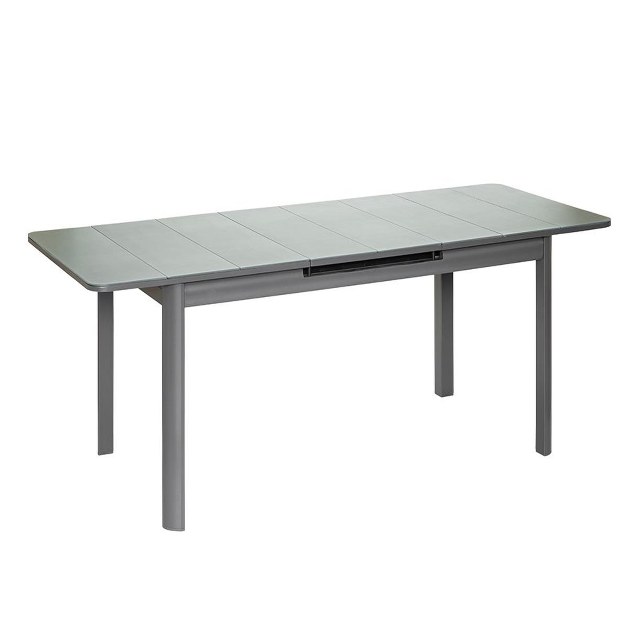 Voir la diapositive 4 : Jardiline Table de jardin rectangulaire extensible en aluminium Milos Anthracite 8/10 places - Jardiline