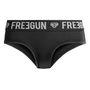 Voir la diapositive 3 : FREEGUN Lot de 4 culottes fille Street Art Uni