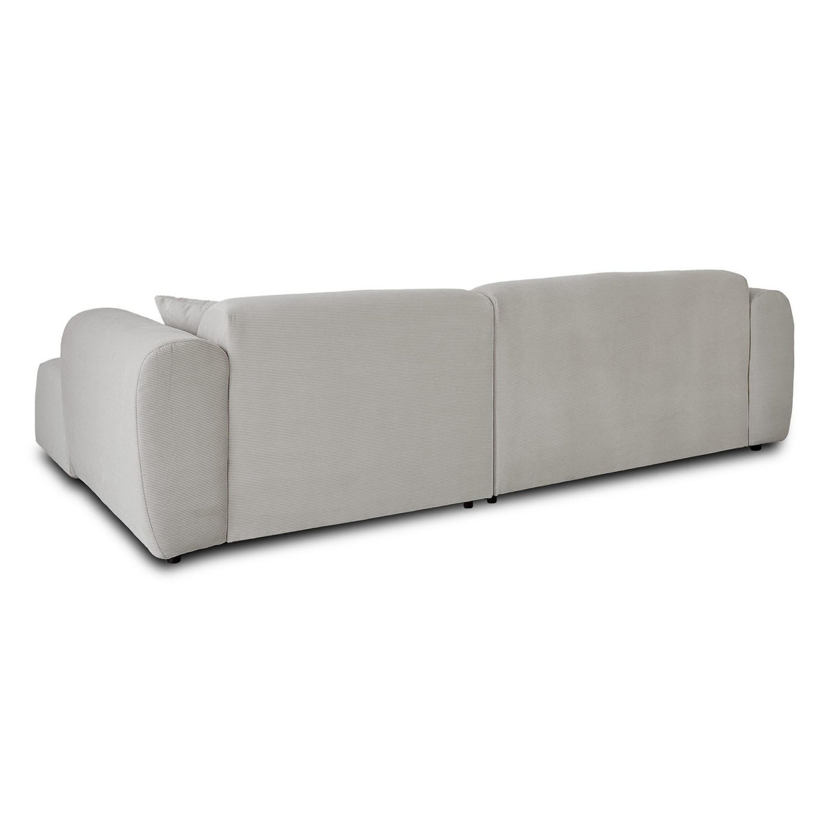 LISA DESIGN Aumance - canapé d'angle droit 4 places - en velours côtelé