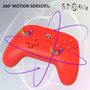 Voir la diapositive 3 : Subsonic Subsonic - Manette sans fil pour Switch / Switch oled, LED, vibrations et gyroscope - Rouge