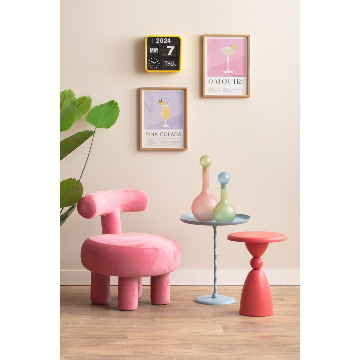 PRESENT TIME Affiche encadrée COCKTAIL