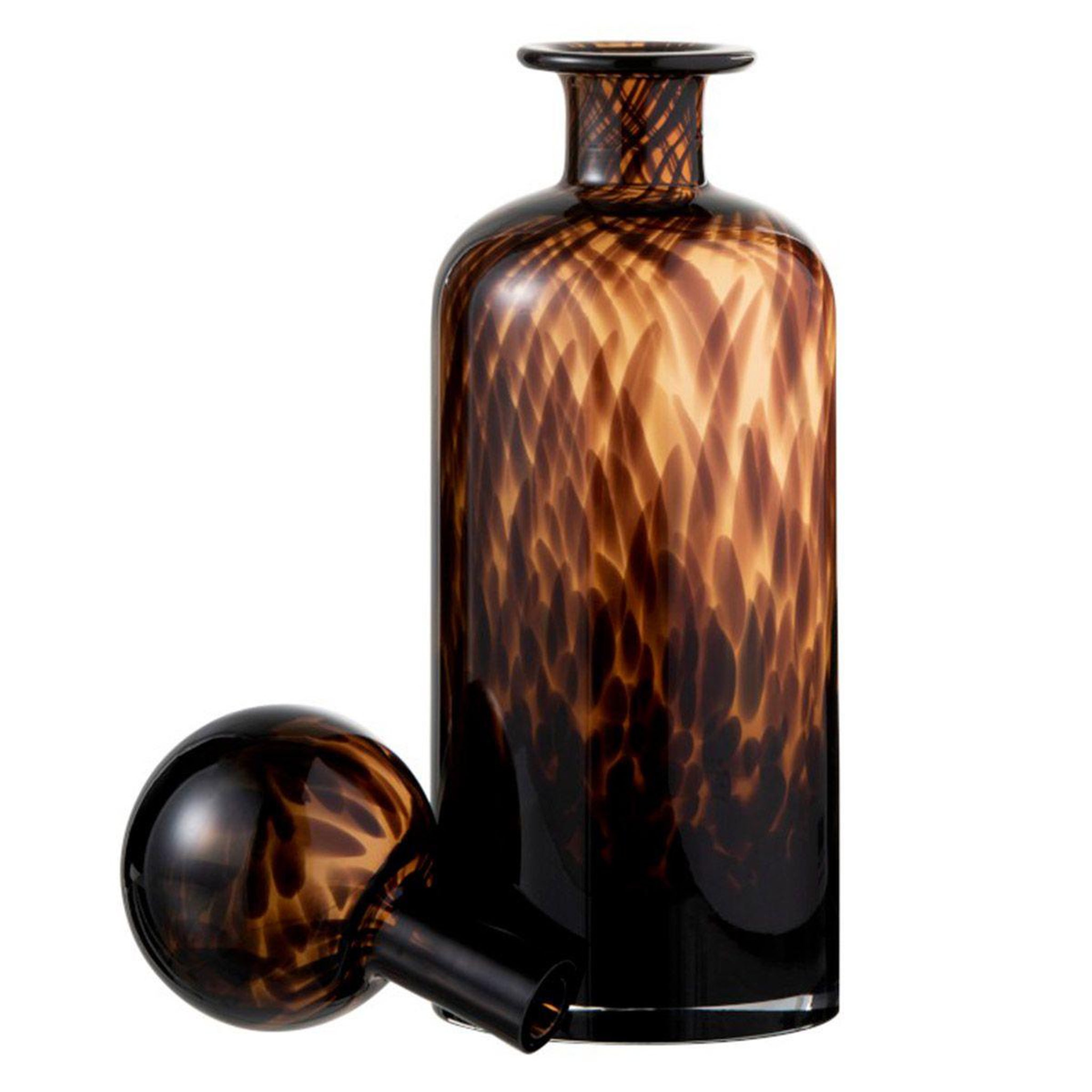 Voir la diapositive 2 : J-LINE Bouteille & bouchon  tâche déco  35cm naturel