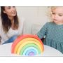 Voir la diapositive 4 : One Two Fun Mon arc-en-ciel en bois Montessori
