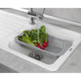 Voir la diapositive 1 : Wenko Egouttoir pour évier extensible Denvers - L. 30/39 cm - Gris