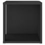 Voir la diapositive 5 : VIDAXL Table d'appoint Noir 33x33x34,5 cm Agglomere