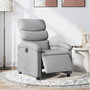 Voir la diapositive 1 : VIDAXL Fauteuil inclinable electrique Gris clair Tissu