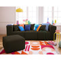 Voir la diapositive 2 : LISA DESIGN Arty - pouf d'appoint - en tissu mailles 3d