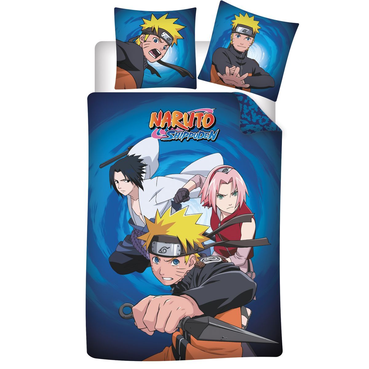 NARUTO Parure housse couette enfant en coton 57 fils