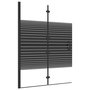 Voir la diapositive 2 : VIDAXL Cabine de douche pliable ESG 100x140 cm Noir