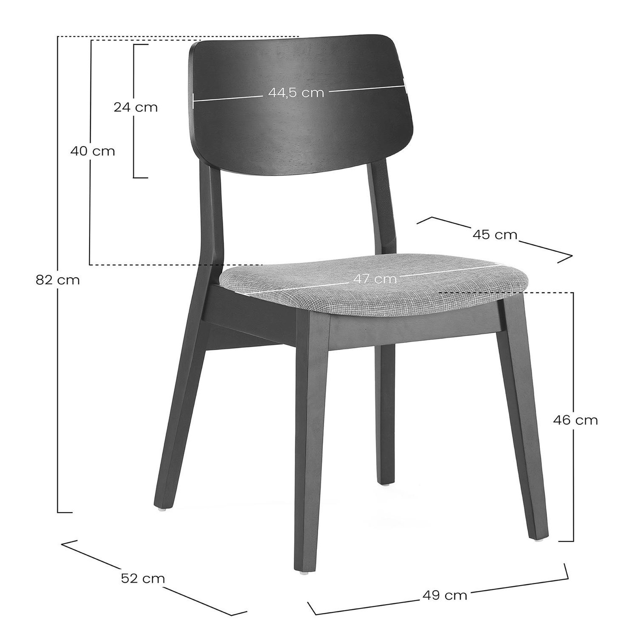 Voir la diapositive 6 : VS VENTA-STOCK Pack de 2 chaises Susi couleur Chêne, bois massif