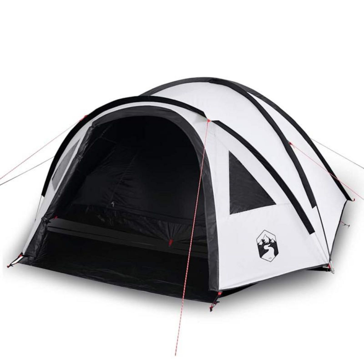VIDAXL Tente de camping à dôme 4 personnes tissu occultant imperméable