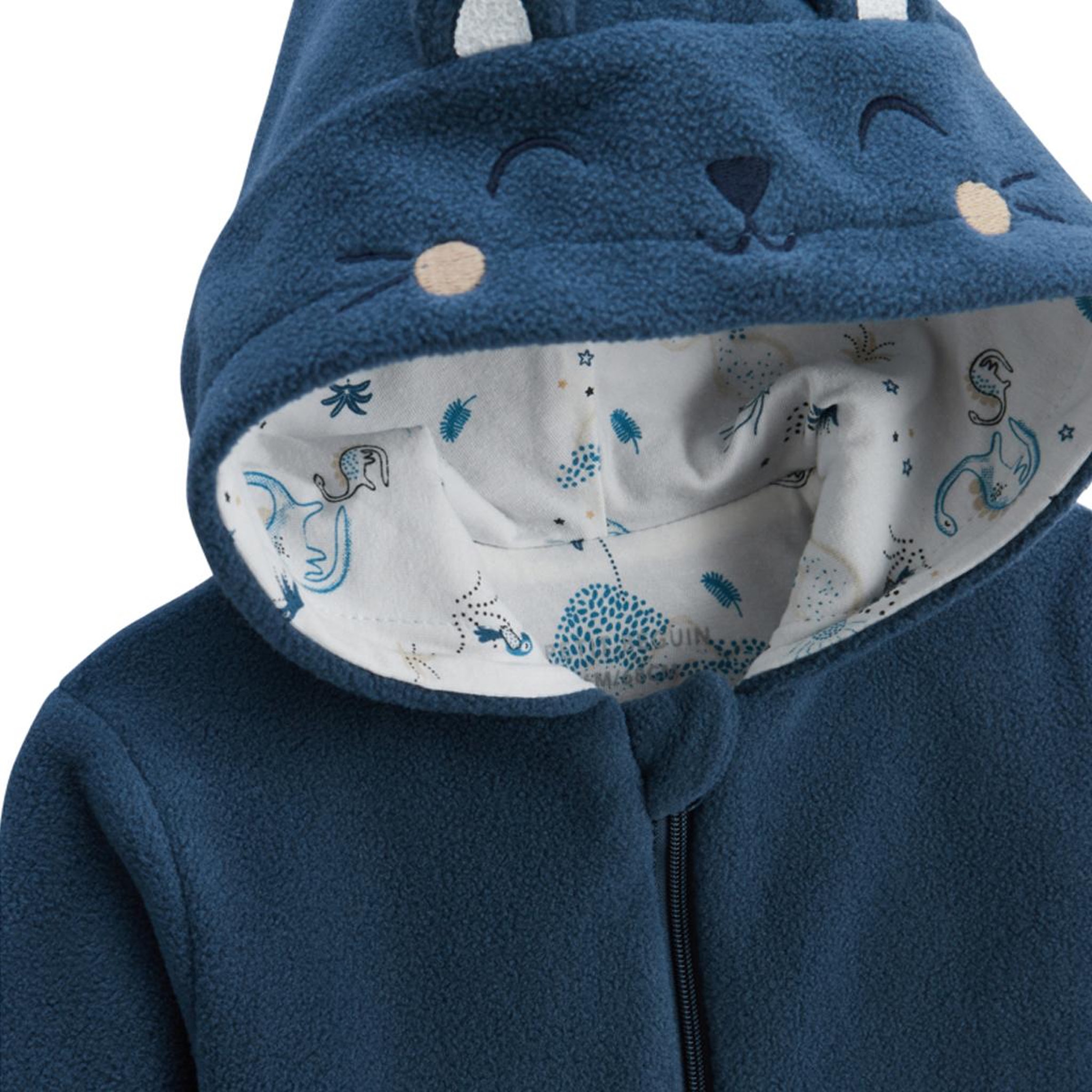 Voir la diapositive 2 : Petit Béguin Ensemble bébé veste en polaire et pantalon en molleton dune valley