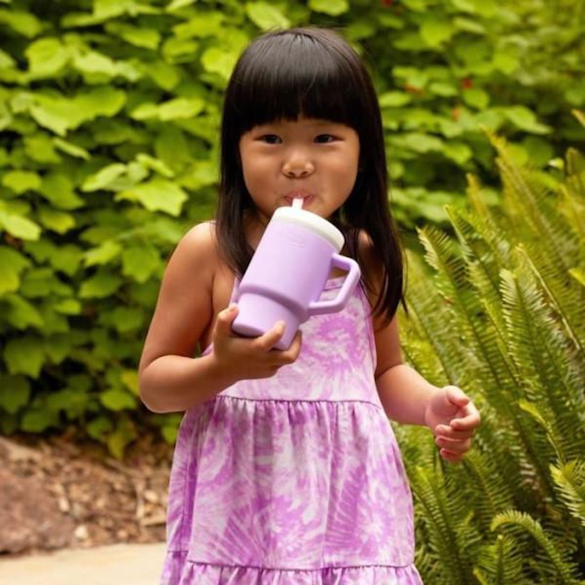 INFANTINO Ma premiere tasse - INFANTINO - Silicone - Mauve lila