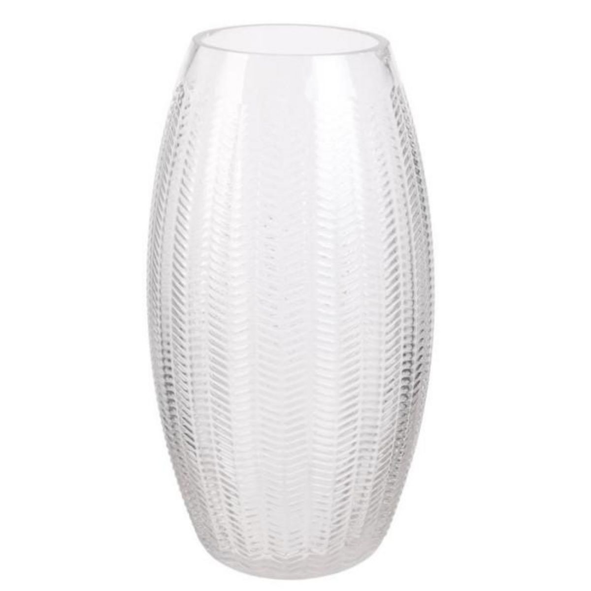 Paris Prix Vase Déco en Verre  Magnolia  30cm Transparent