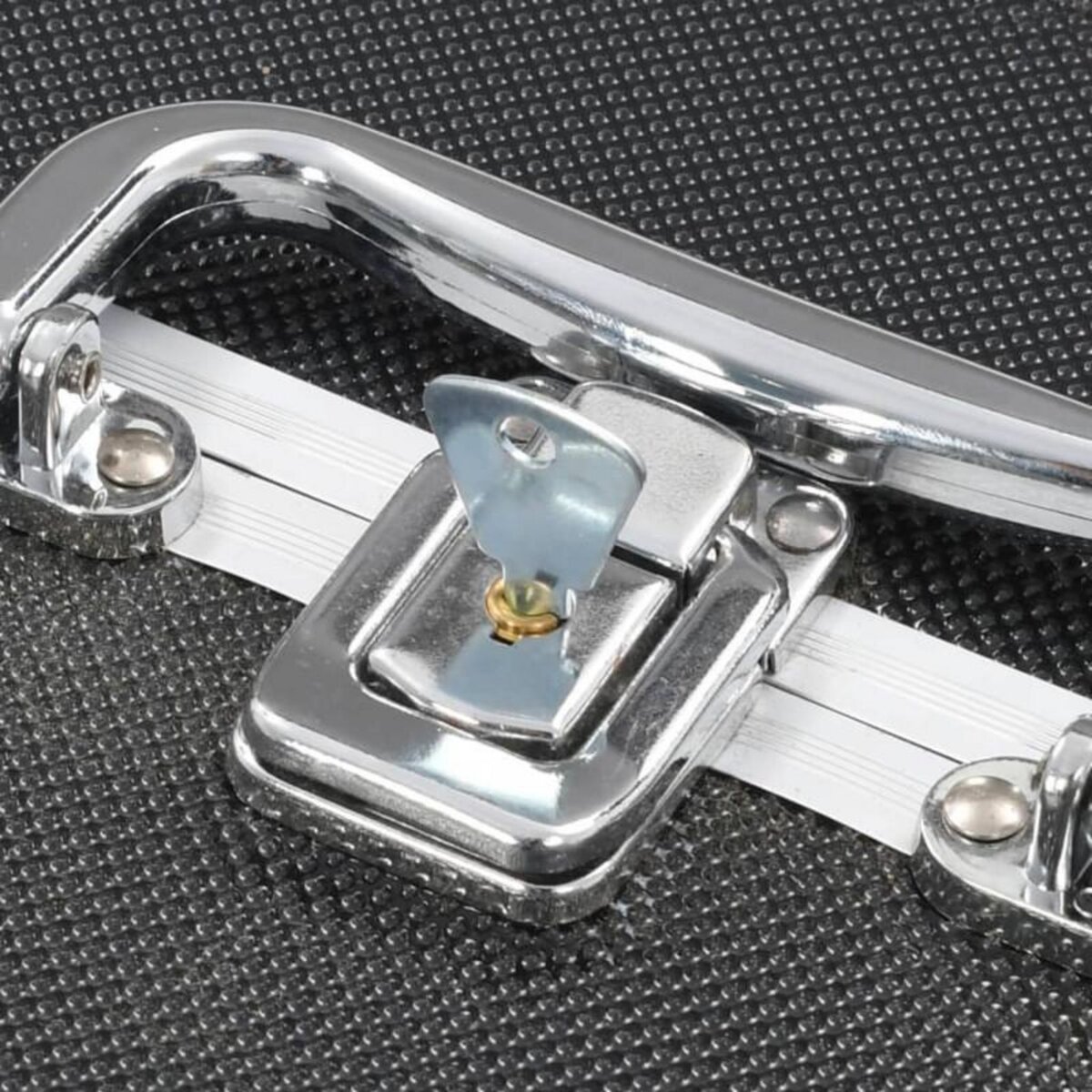 VIDAXL Mallette à maquillage 22x30x21 cm Noir Aluminium