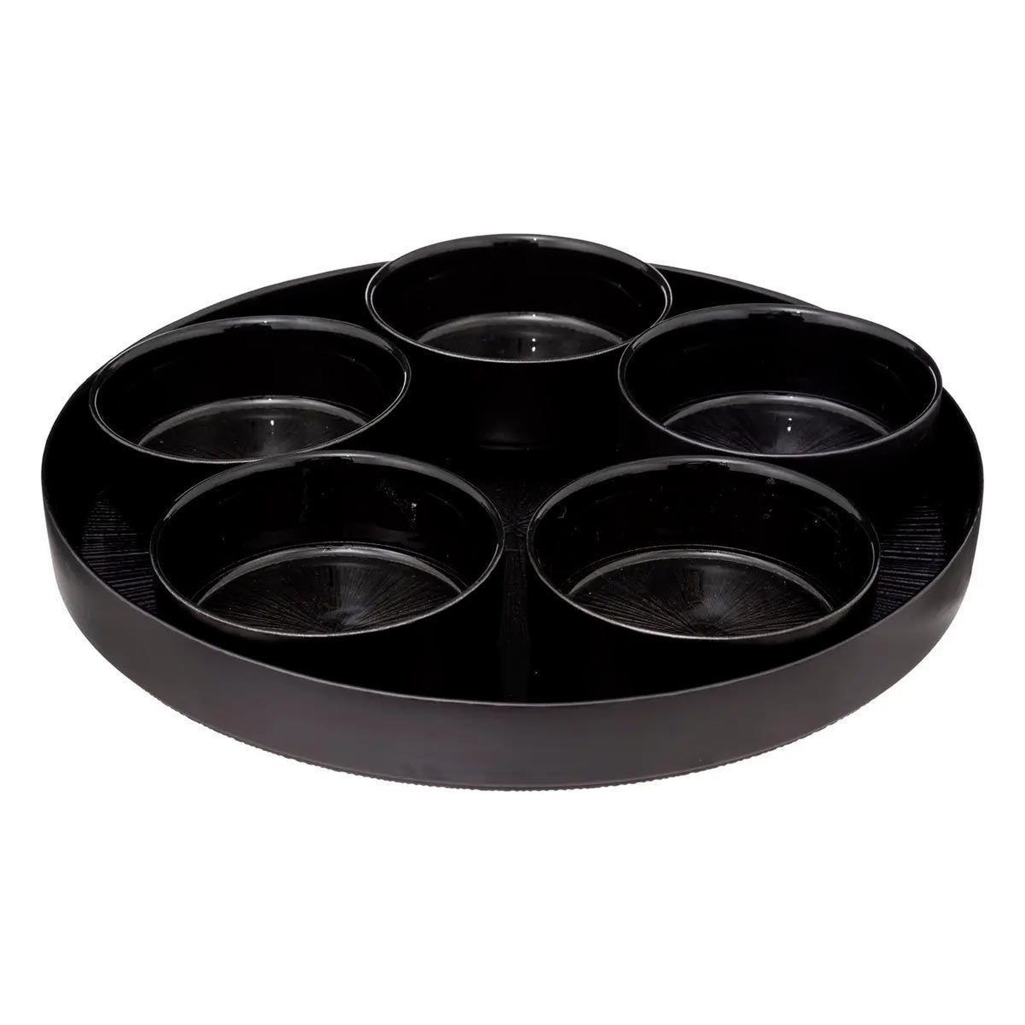 SECRET DE GOURMET Service apéritif 6 pièces  astra  34cm noir