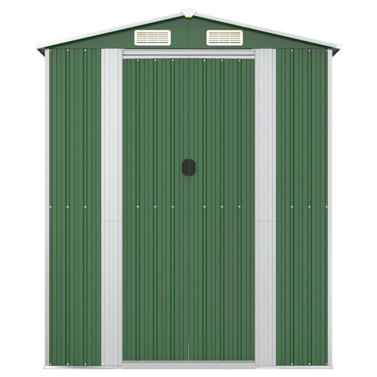 VIDAXL Abri de jardin Vert 192x191x223 cm Acier galvanise