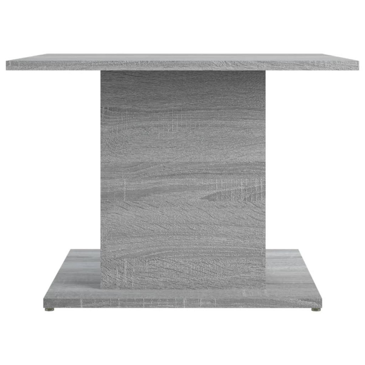 VIDAXL Table basse sonoma gris 55,5x55,5x40 cm bois d'ingenierie