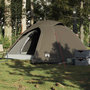 Voir la diapositive 1 : VIDAXL Tente de camping a dome 3 personne marron impermeable