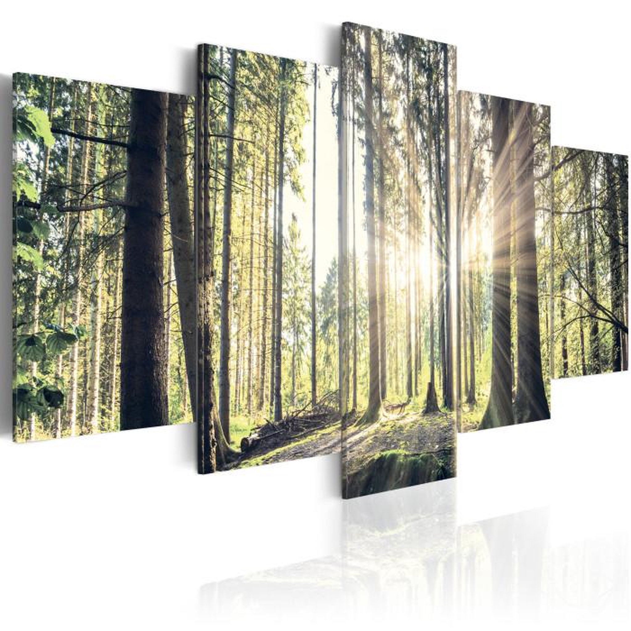 Paris Prix Tableau Imprimé  Forest Temple. Coloris disponibles : Multicolore