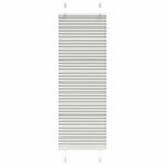 VIDAXL Store plisse gris clair 40x150 cm largeur du tissu 39,4 cm