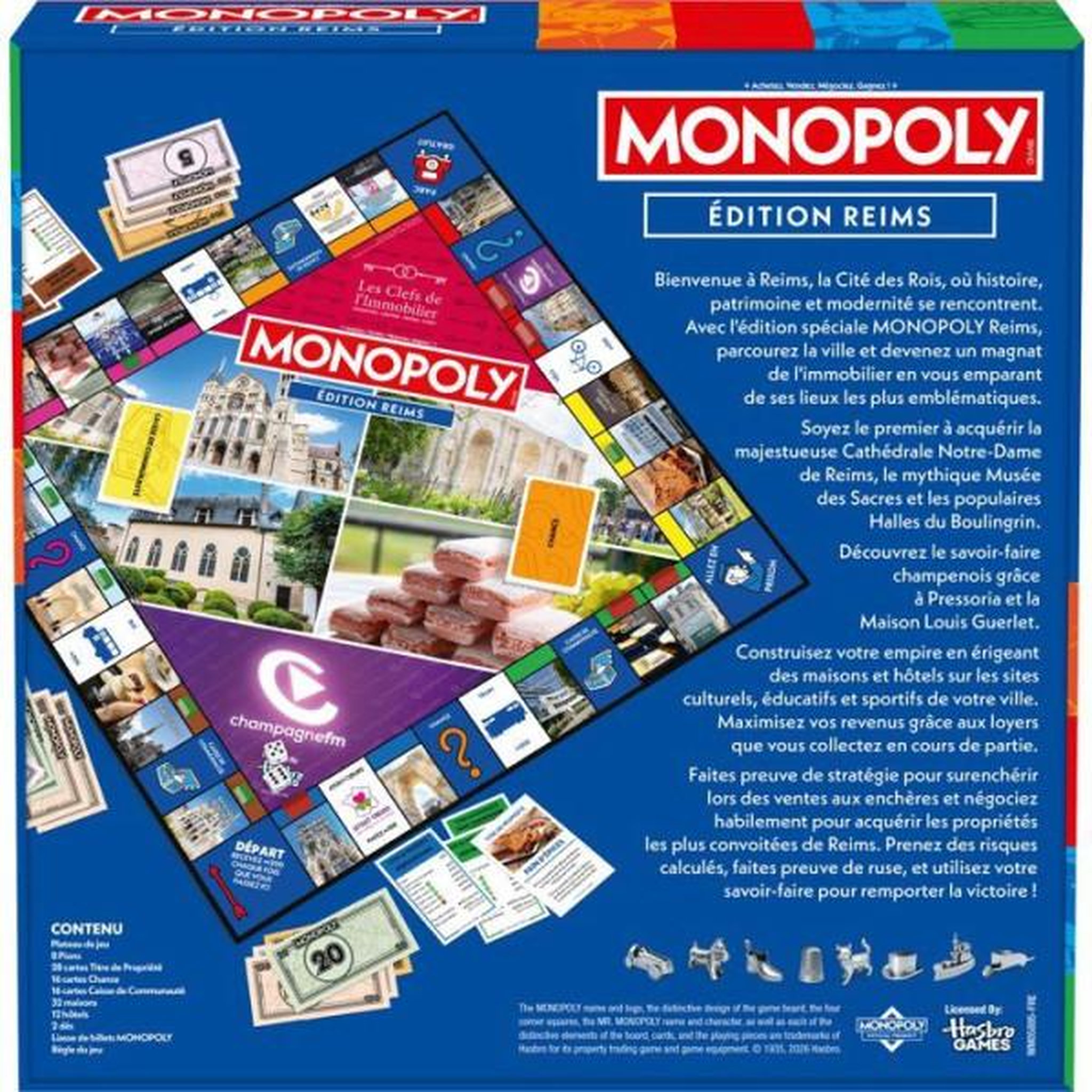 Voir la diapositive 6 : Winning Moves Jeu de stratégie Winning Moves Monopoly Edition Reims