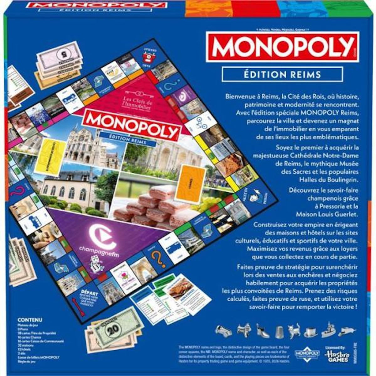 Winning Moves Jeu de stratégie Winning Moves Monopoly Edition Reims