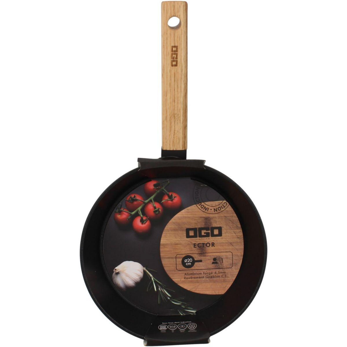 OGO LIVING Poêle 20cm Ector