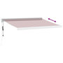 Voir la diapositive 5 : VIDAXL Auvent retractable automatique bordeaux 350x250 cm