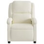 Voir la diapositive 4 : VIDAXL Fauteuil de massage inclinable creme velours