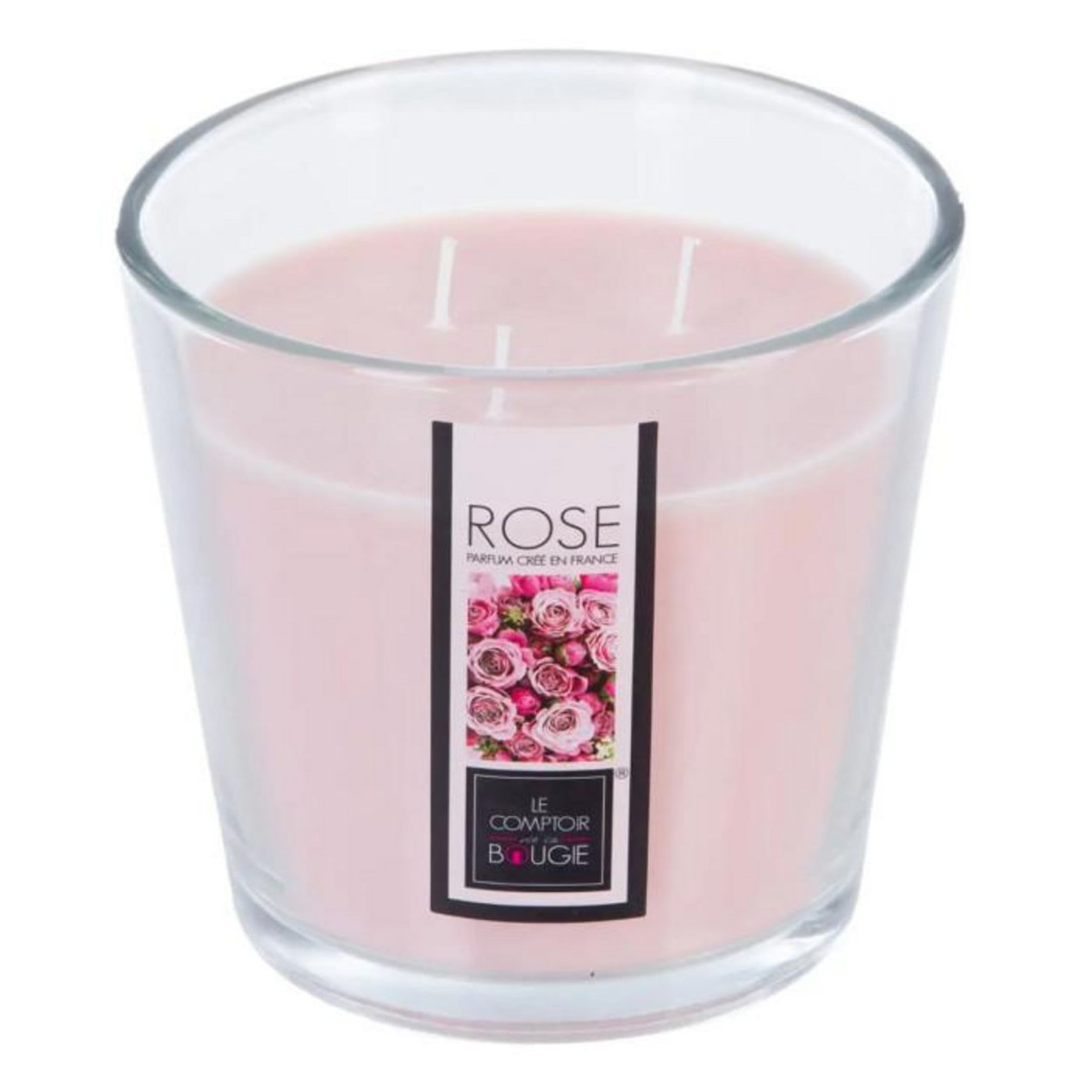 COMPTOIR DE LA BOUGIE Bougie Parfumée  Nina  500g Rose