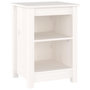 Voir la diapositive 3 : VIDAXL Tables de chevet 2 pcs Blanc 40x35x55 cm Bois de pin solide