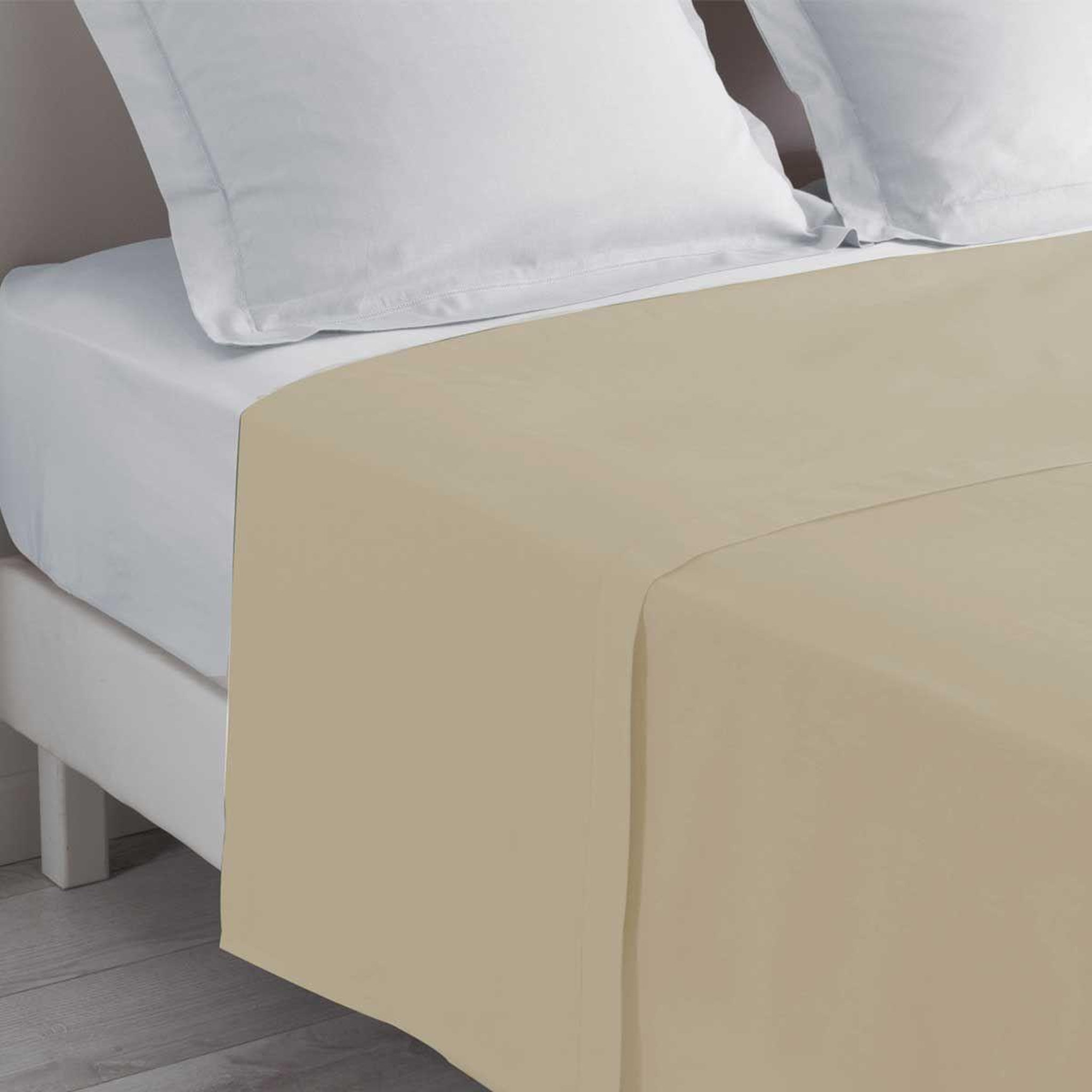 Voir la diapositive 1 : Douceur d'Intérieur Drap plat  lina  180x290cm lin