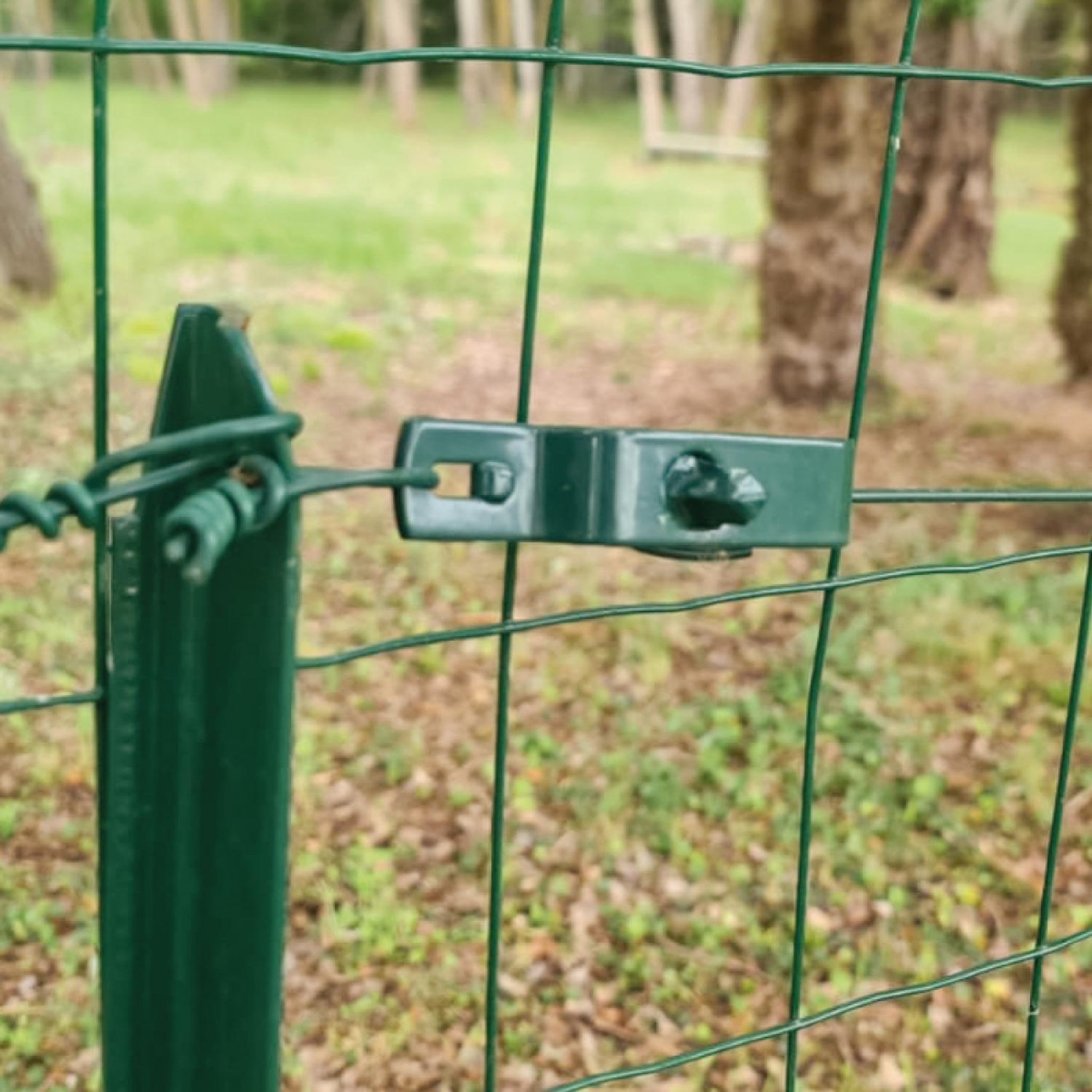 Voir la diapositive 4 : LINXOR Fil de tension en acier galvanisé plastifié pour grillage ou autre - 100 m x 2.7mm Ø - Vert