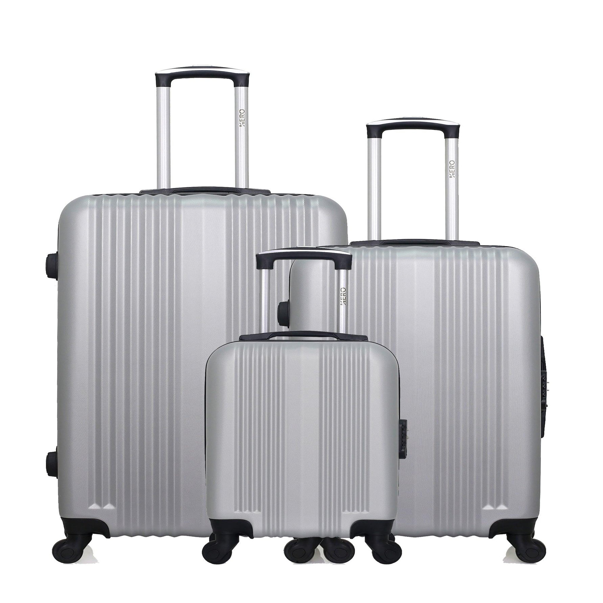 HERO Hero - lot de 3 - valise grand format, valise weekend et valise cabine xxs lipari