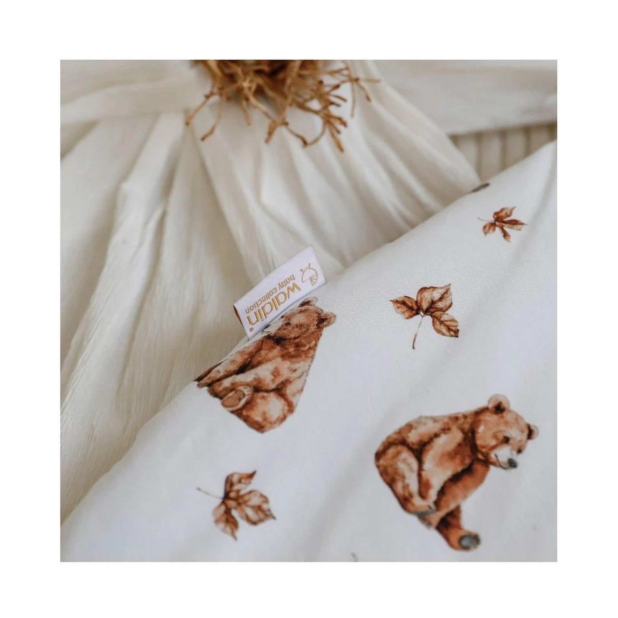 Voir la diapositive 3 : WALDIN Gigoteuse à jambes en coton - taille M (3-4 ans) - motif oursons, blanc
