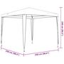 Voir la diapositive 6 : VIDAXL Tente de reception professionnelle 2,5x2,5 m Vert 90 g/m^2