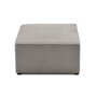 Voir la diapositive 3 : BEST MOBILIER Topaze - pouf - en tissu bouclette