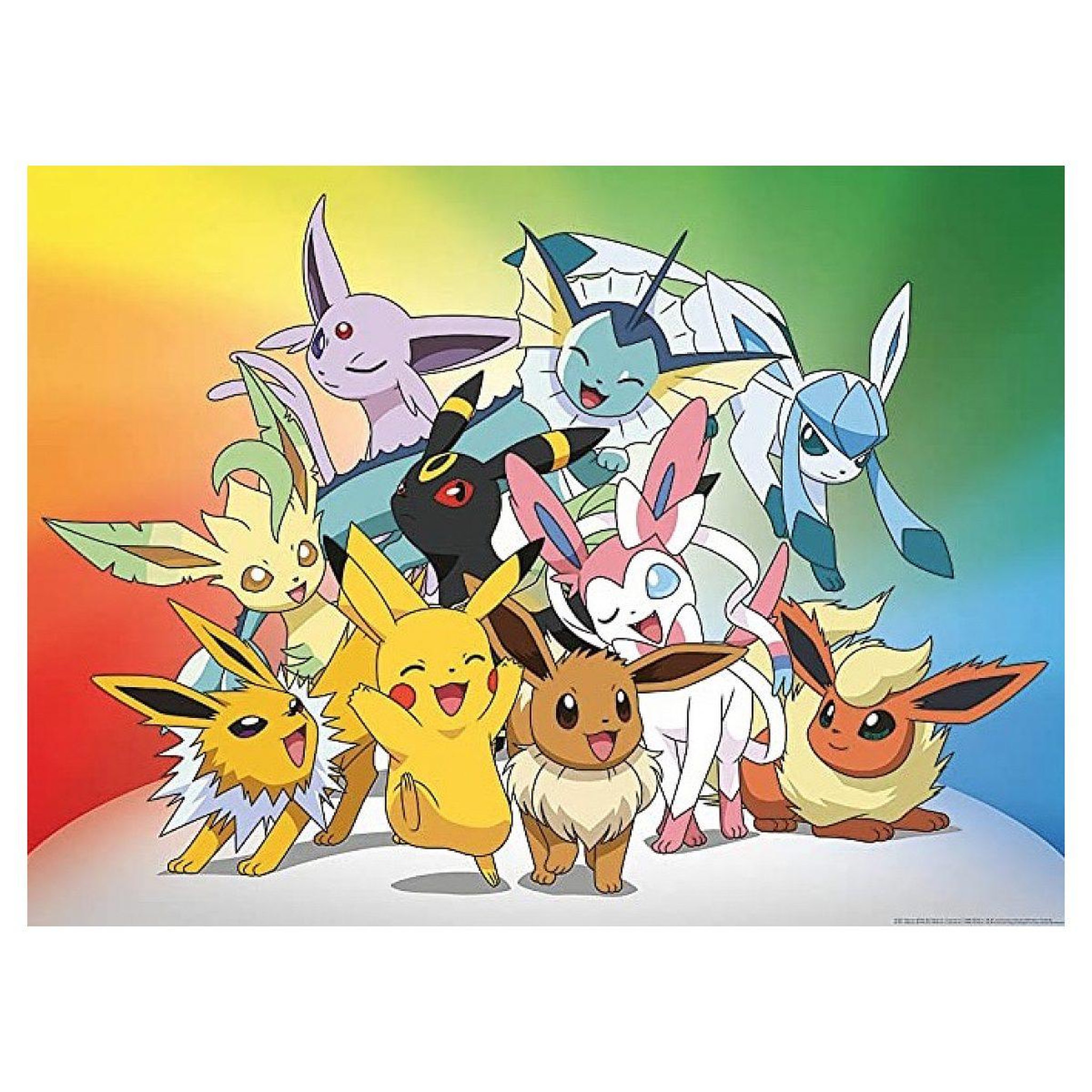 Voir la diapositive 2 : Nathan Nathan puzzle pokemon evoli et ses evolutions 150 pieces