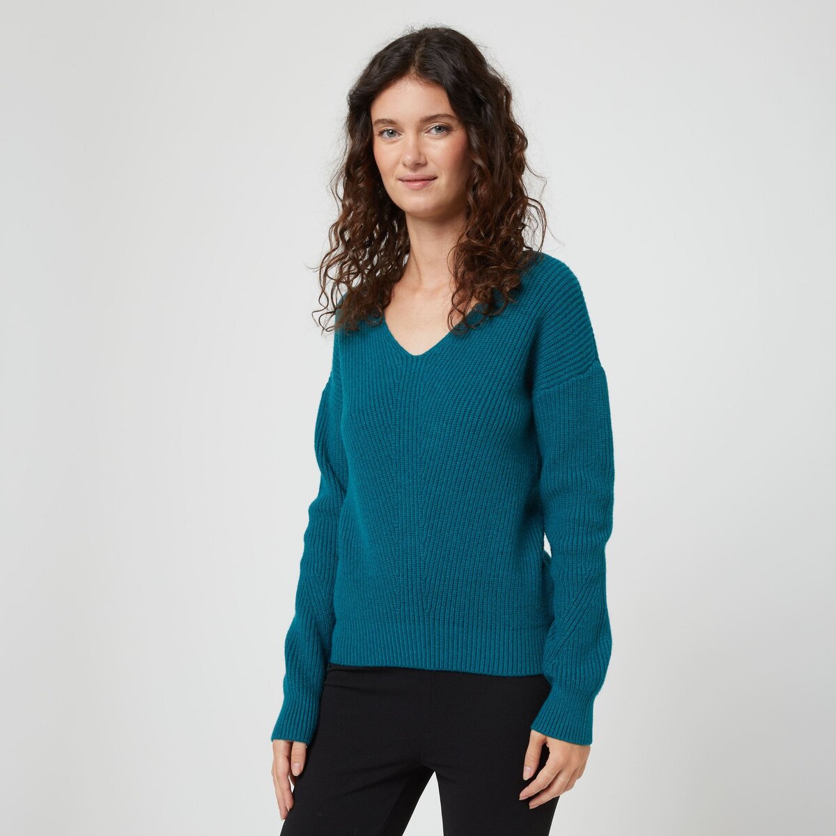 Pull best sale turquoise femme